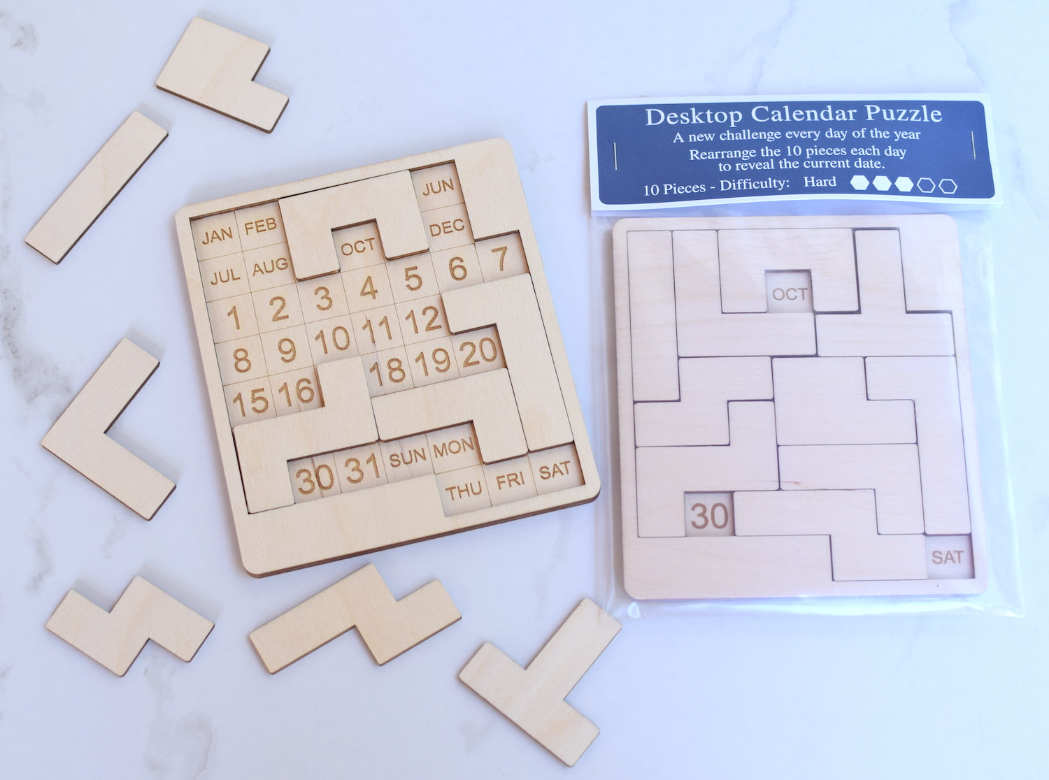 Desktop Calendar Puzzle - Grace and Wood Co.